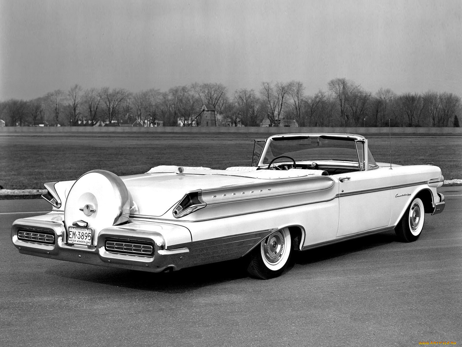 1957, mercury, turnpike, cruiser, convertible, 